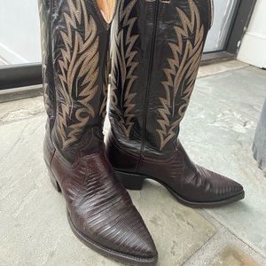 Original vintage from “Just Justin’s” cowboy boots.